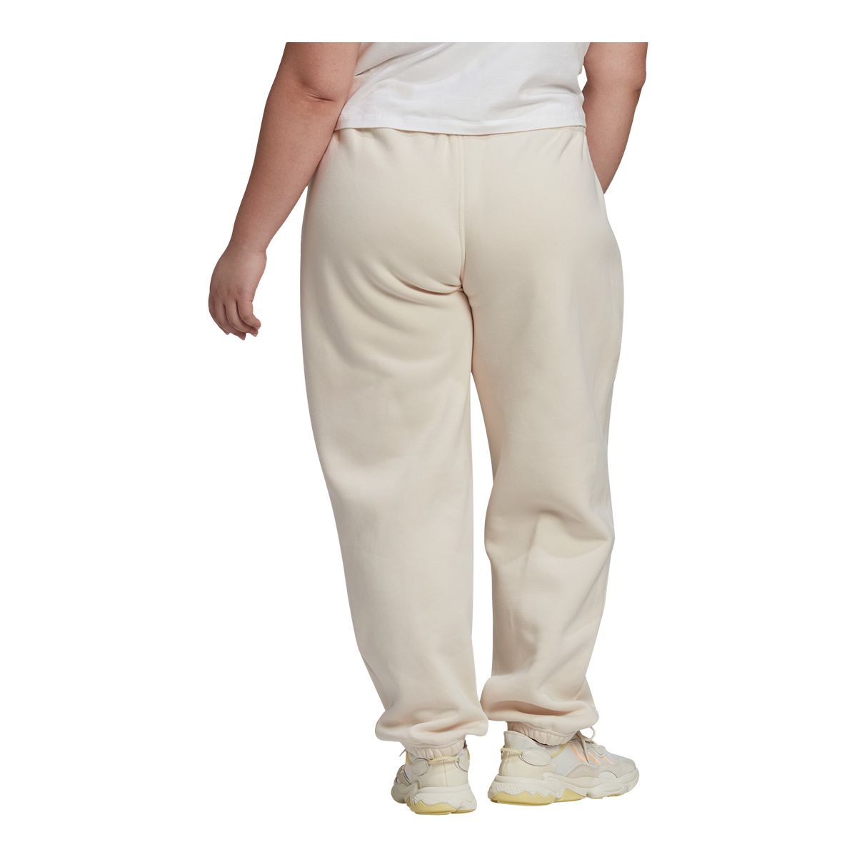 adidas Originals Women's Plus Size Fleece Sweatpants, Casual, Lounge