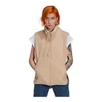 adidas Originals Women's Full Zip Vest Jacket Front_Flat