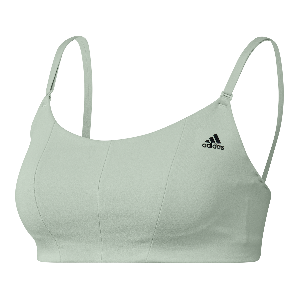adidas Women's Studio Adjustable Sports Bra, Low Impact, Yoga, Padded
