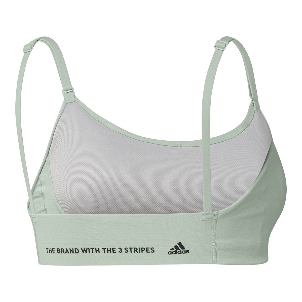 adidas Women's Studio Adjustable Sports Bra, Low Impact, Yoga, Padded