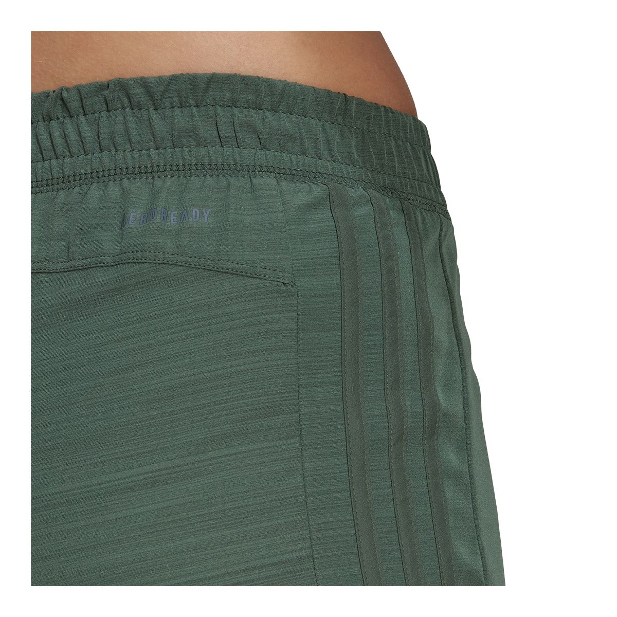 adidas Women's 3-Stripes Pacer Woven Heather Shorts