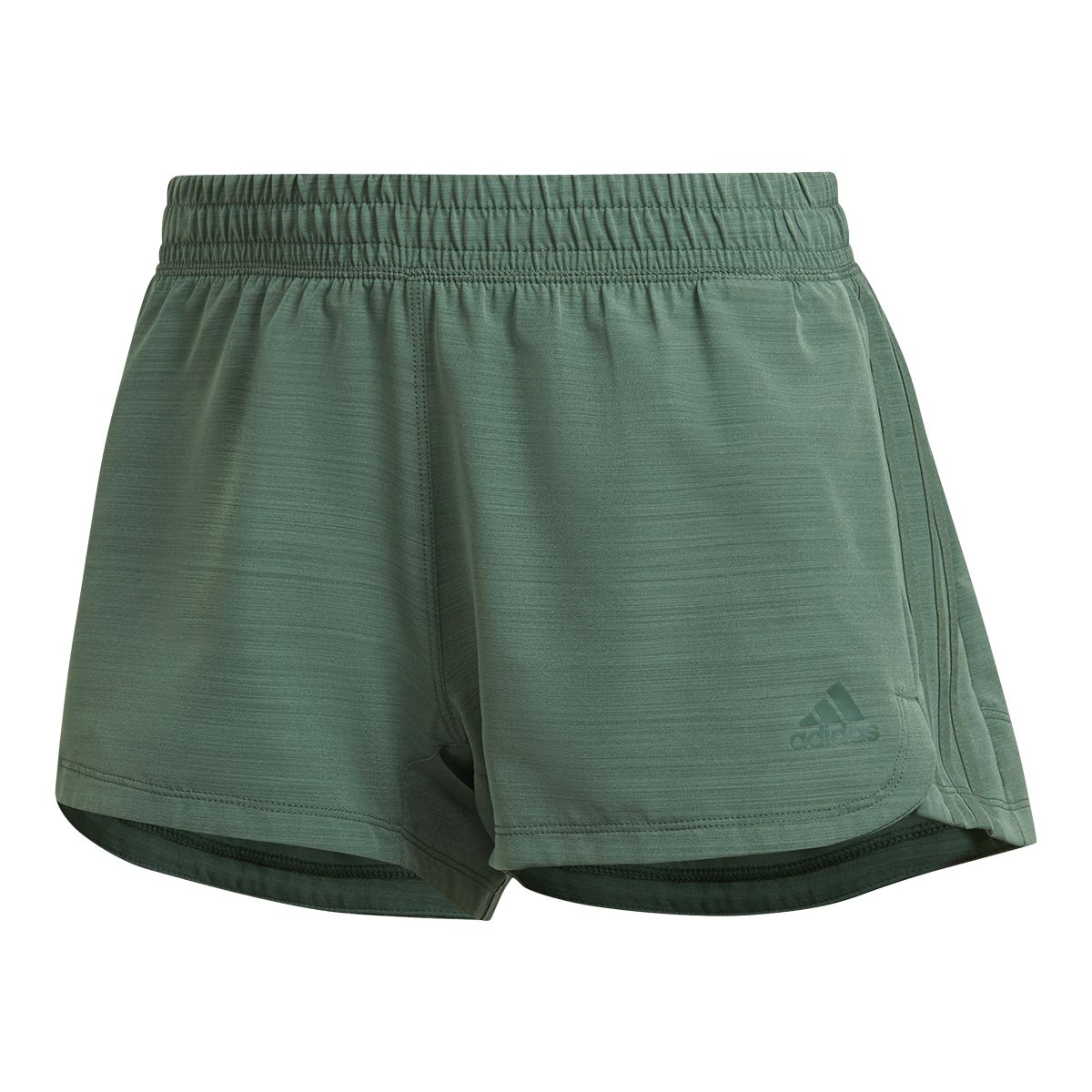 adidas Women's 3-Stripes Pacer Woven Heather Shorts