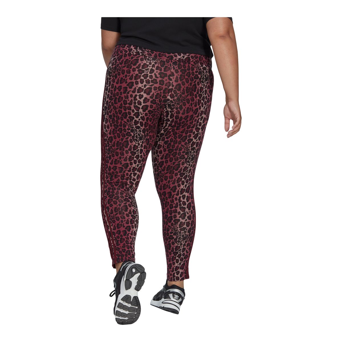 adidas Originals Women's Plus Size Leapord Tights