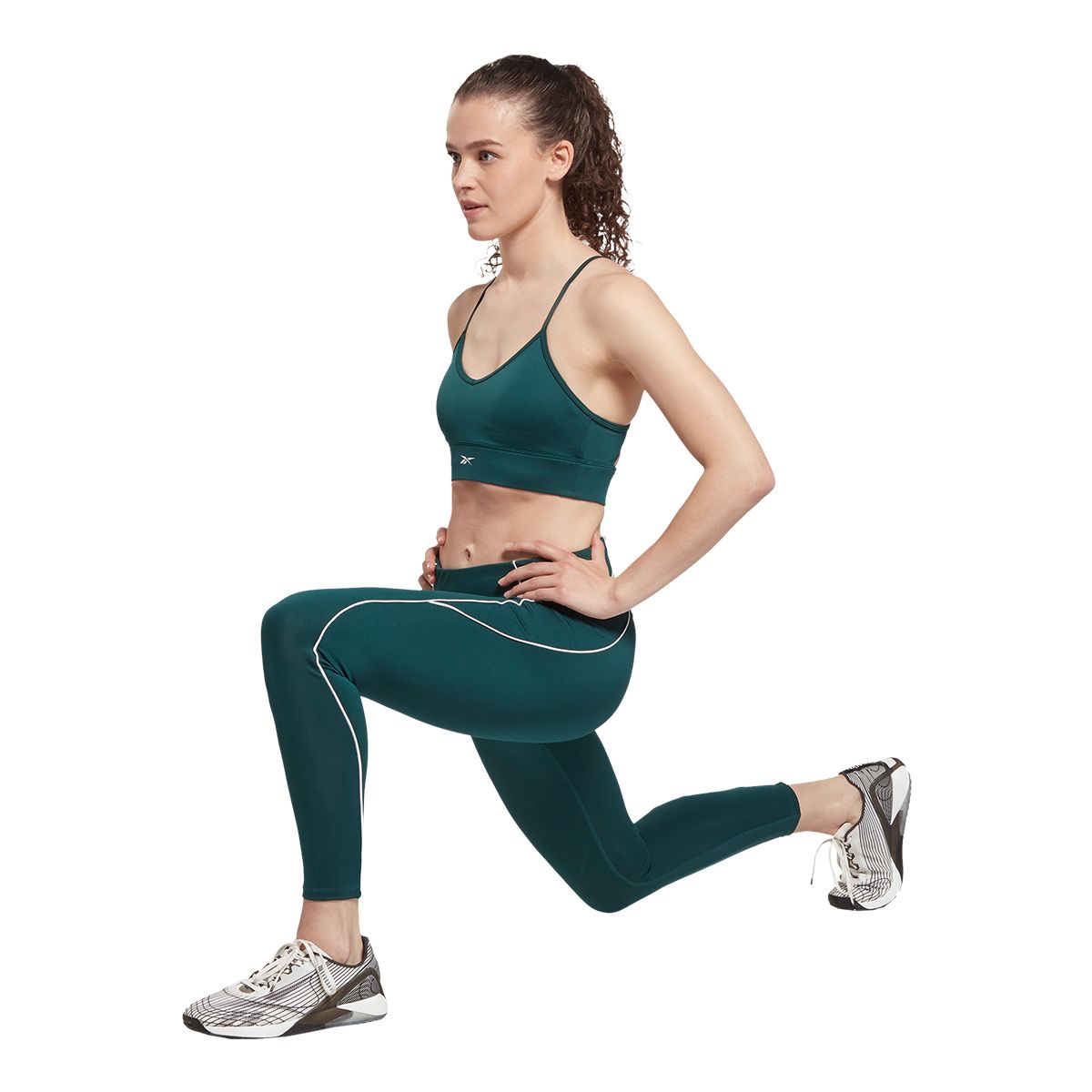 Reebok Women's Wor Ribbed High Rise Tights