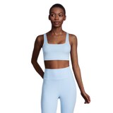 Girlfriend Collective Women's Tommy Sports Bra, Medium Impact, Longline Front_Flat