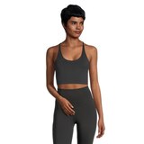 Girlfriend Collective Women's Float Cleo Essential Sports Bra, Medium Impact, Longline Front_Flat