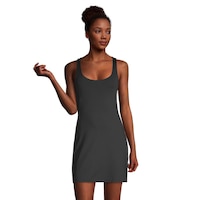 Girlfriend Collective Women's Compressive Paloma Dress Front_Flat