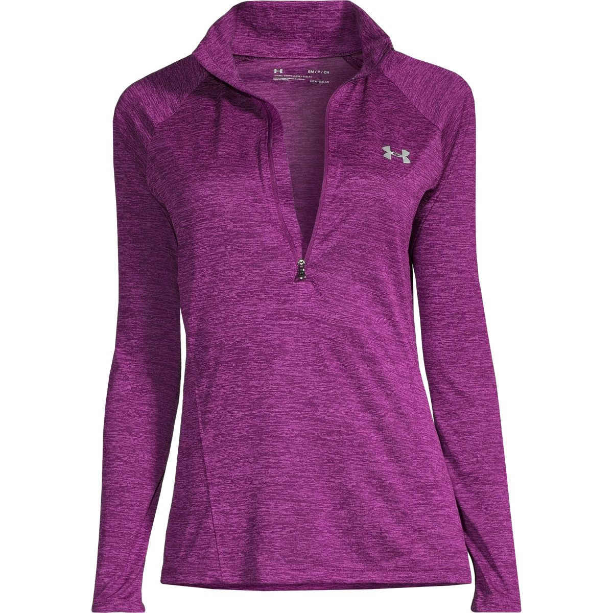 Under Armour Women's Tech Twist Long Sleeve Half Zip Training Shirt, Quick  Dry