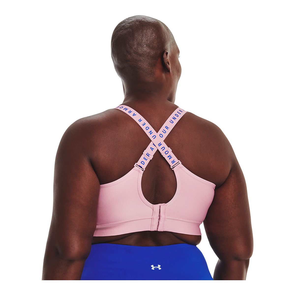 Under Armour Women's Infinity Plus Size Sports Bra, Medium Impact, Padded