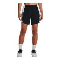 Under Armour Women's Basketball Baseline Shorts Front_Flat