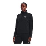 Under Armour Women's Rival Half Zip Fleece Pullover Front_Angled_Left