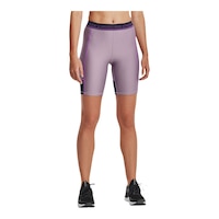 Under Armour Women's Project Rock Bike Shorts Front_Angled_Right