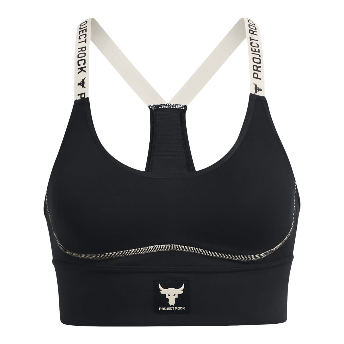 Under Armour Women's Infinity Project Rock Sports Bra, Medium Impact, Padded