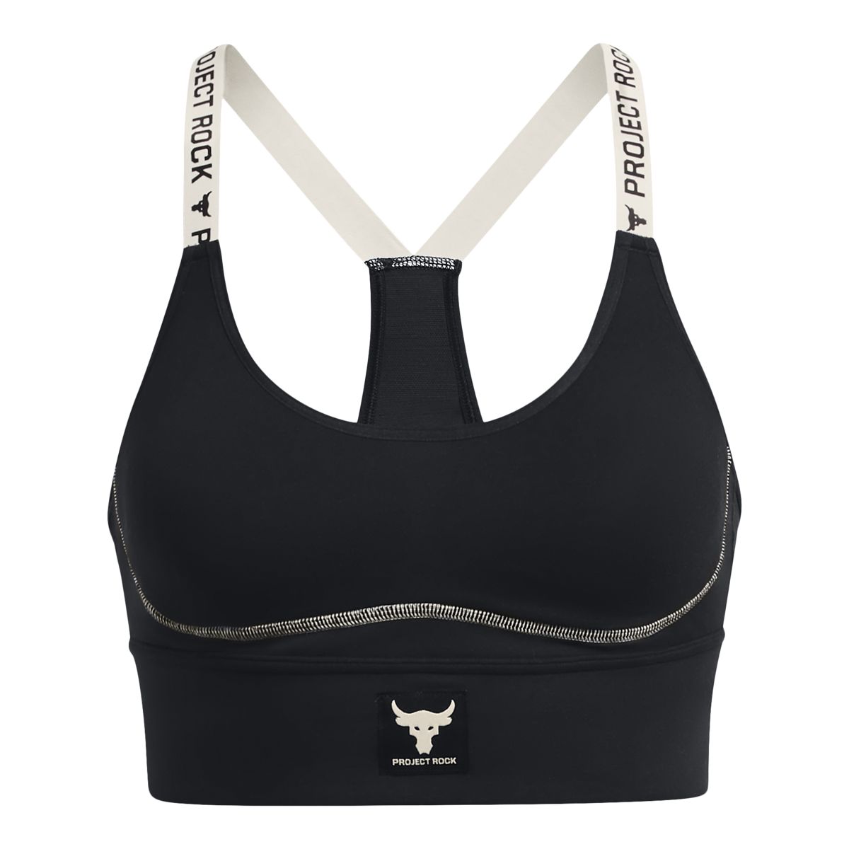 Under Armour Womens Project Rock Removeable Padded Sports Bra