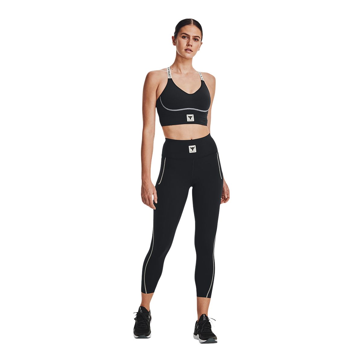 Under Armour Women's Meridian Project Rock Ankle Tights