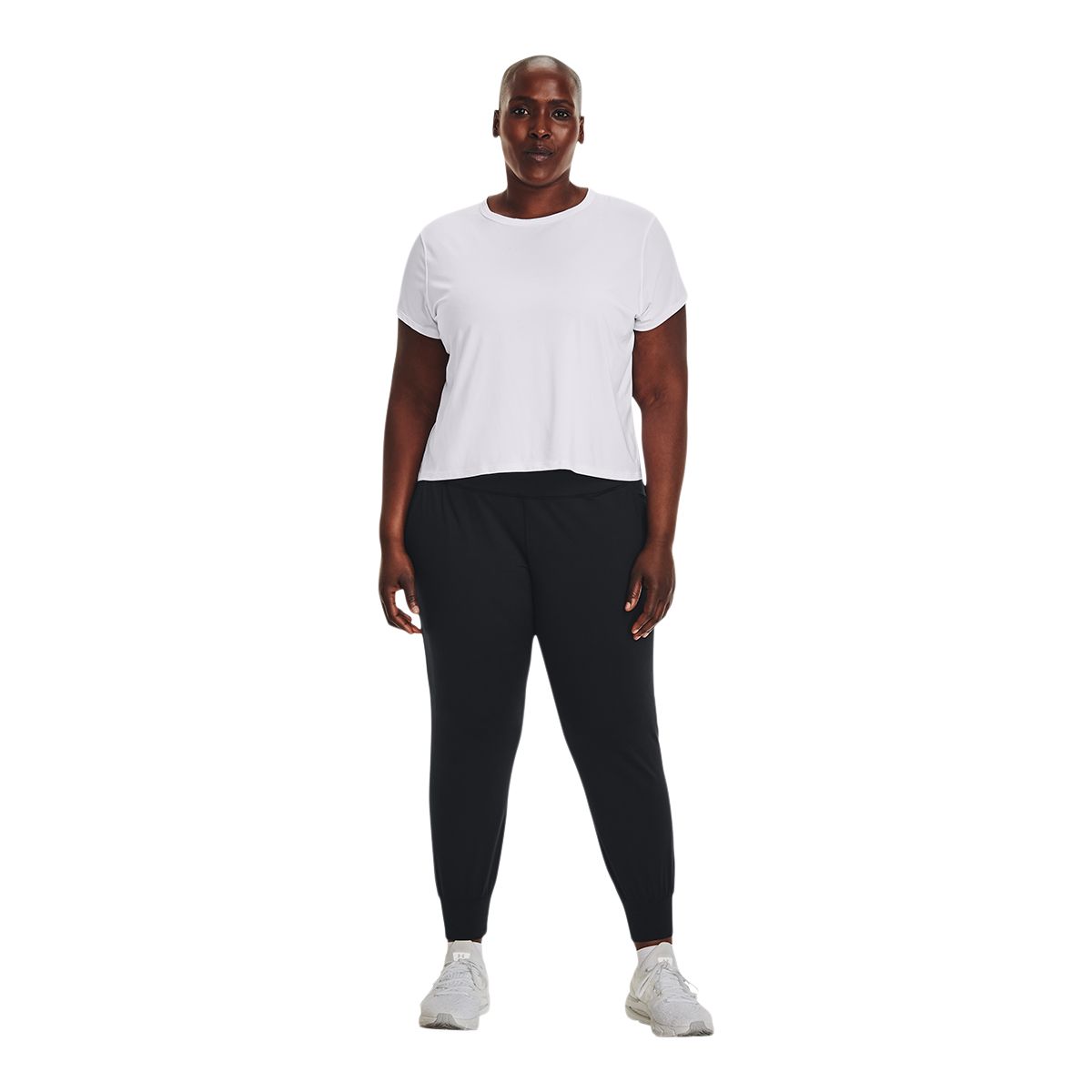 Under Armour Plus Size Meridian Joggers, Black/Metallic Silver, 2X :  : Clothing, Shoes & Accessories
