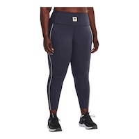 Under Armour Women's Plus Size Meridian Project Rock Ankle Tights Front_Angled_Right