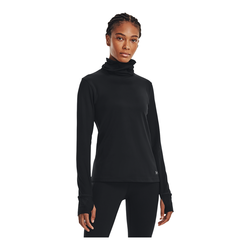 Under Armour Women's Run Cold Up The Pace Long Sleeve Funnel Neck