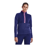 Under Armour Golf Women's Storm Sweater Fleece 1/2 Zip Long Sleeve Top Front_Angled_Right