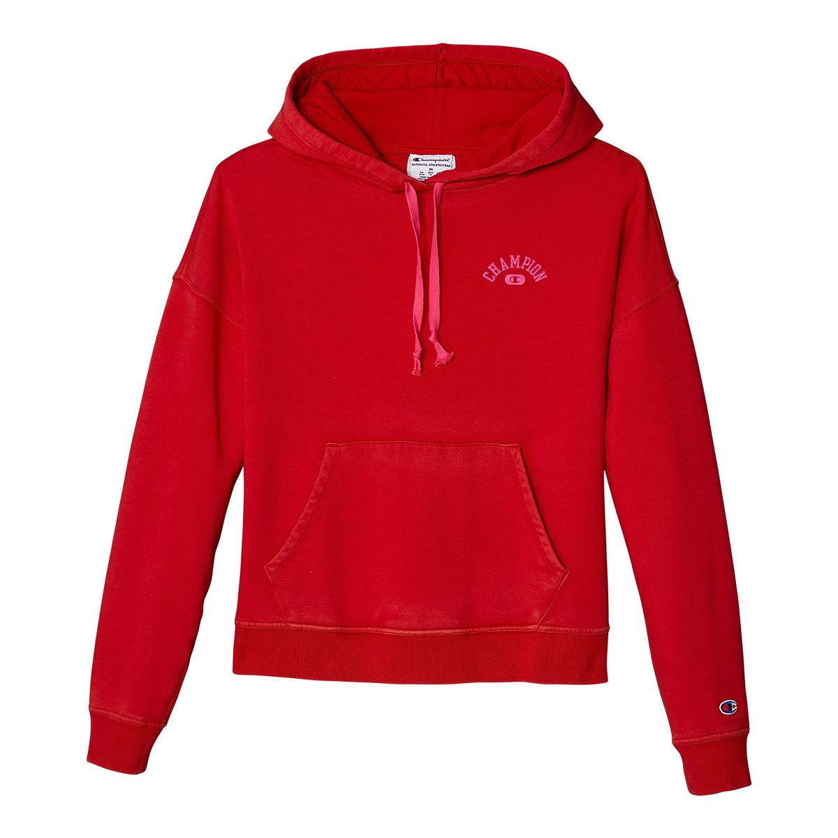 Champion womens red clearance hoodie