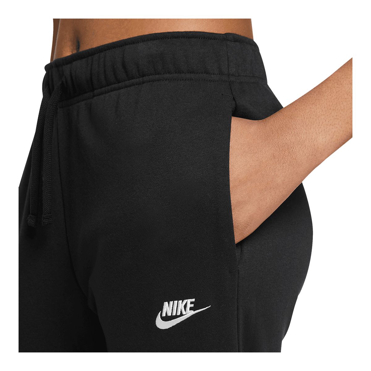 Nike Sportswear Women's Club Fleece Jogger Pants Pink Oxford/White