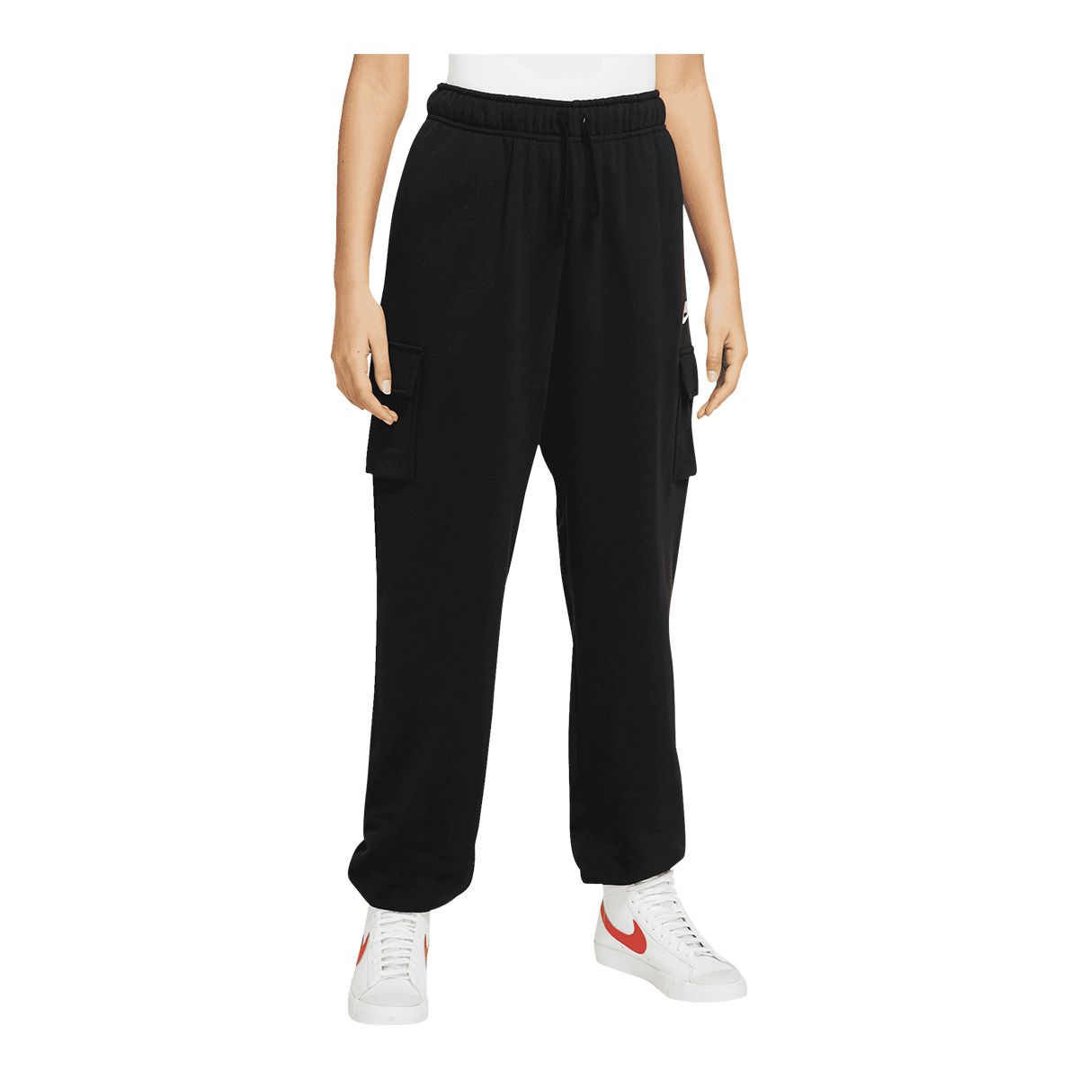 women's nike sportswear emea fleece cargo jogger pants