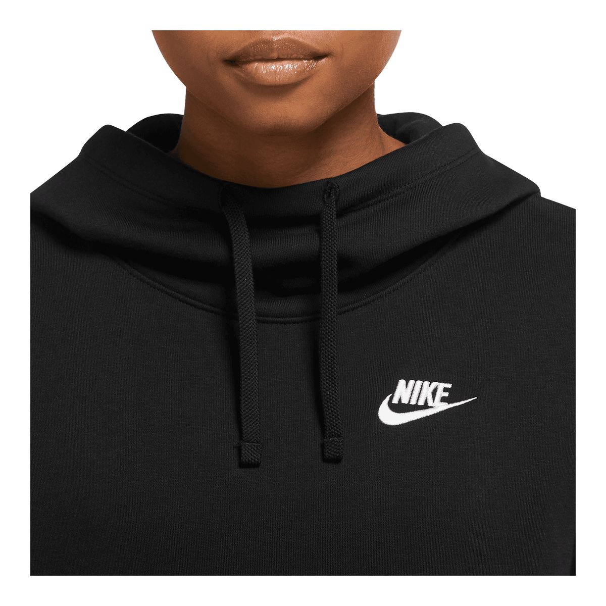 Nike Women's Club Fleece Pullover Sweatshirt Hoodie, Plus Size, Kangaroo  Pocket