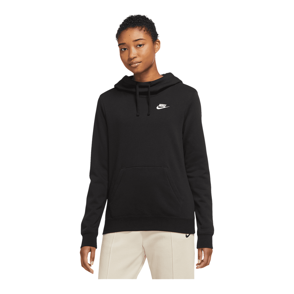 Nike Women's Club Fleece Pullover Sweatshirt Hoodie  Plus Kangaroo Pocket