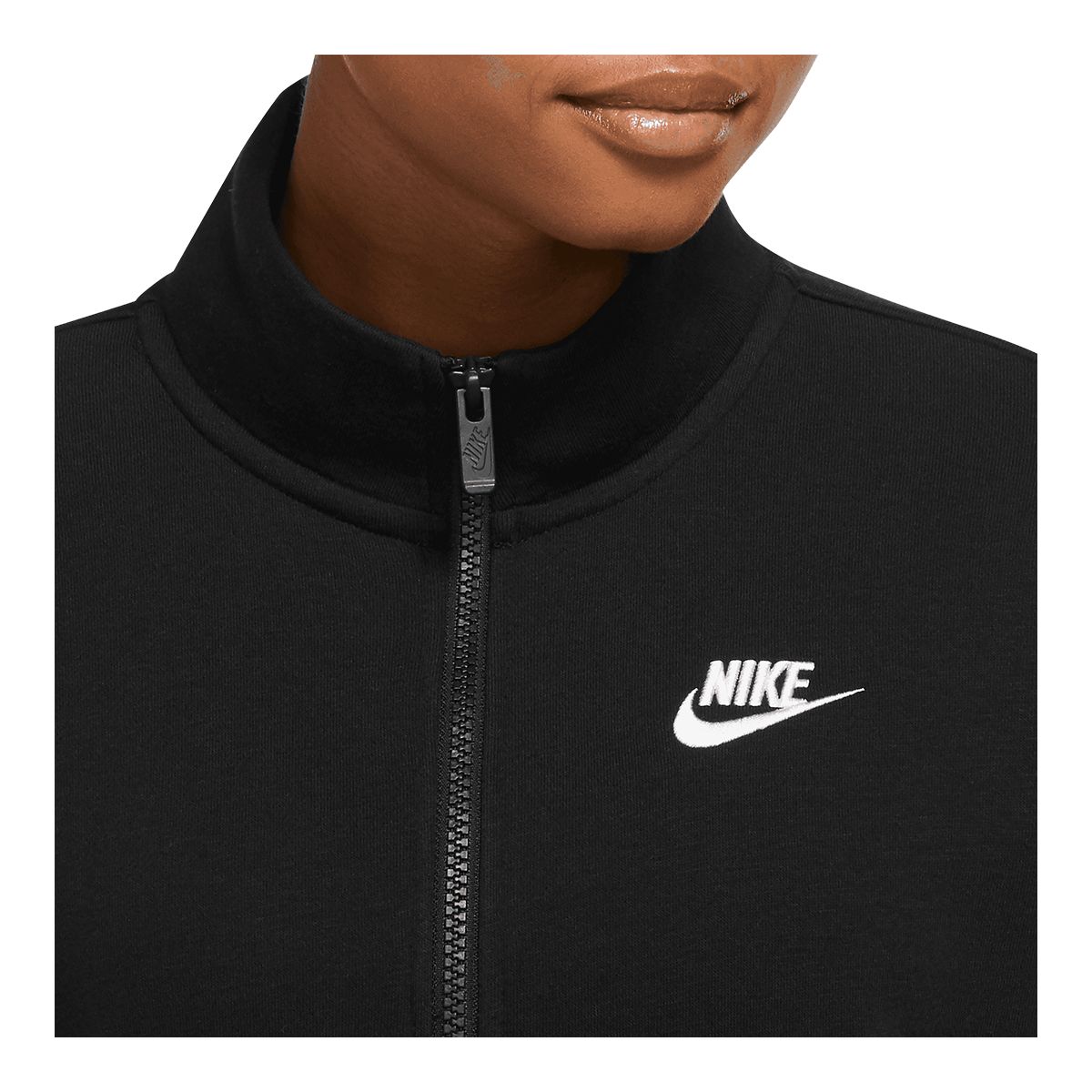 Nike grey half hot sale zip women's