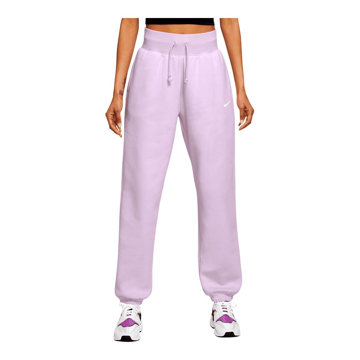 Nike Women's Phoenix Fleece Jogger Pants, Casual, High Rise, Oversized