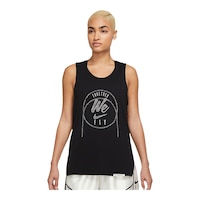 Nike Women's Basketball Fly Seasonal Jersey Tank Top, Sleeveless, Dri-FIT, Sports Front_Flat