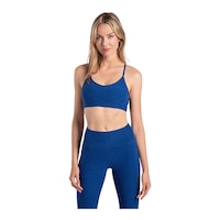 Lole Women's Half Moon Sports Bra, Low Impact Front_Flat