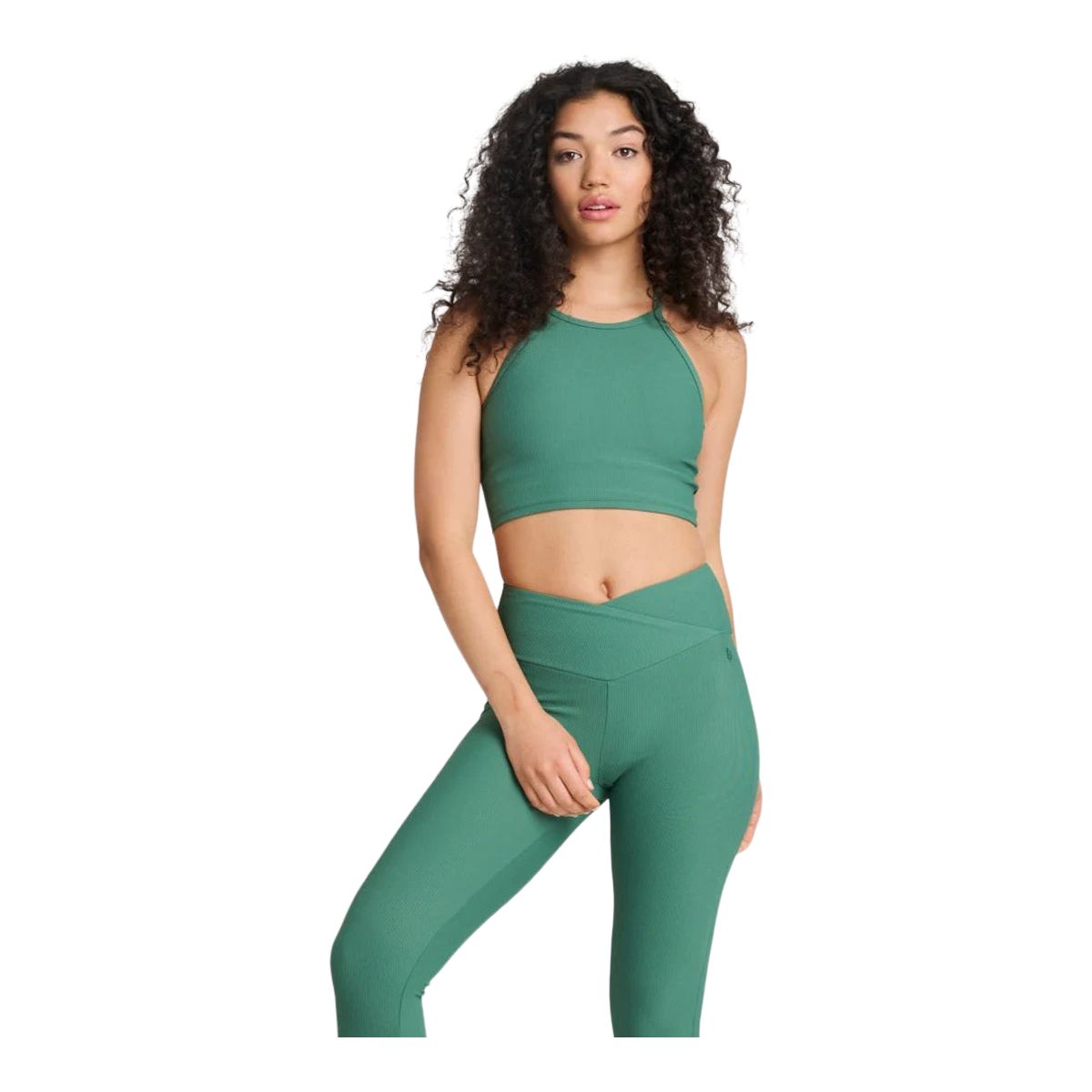 Everyday Sunday Women's The Everyday Crop Tank Top, Fitted Fit, Sleeveless, Sports