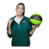 PUMA Women's Stewie Basketball All Over Print Jacket Front_Flat