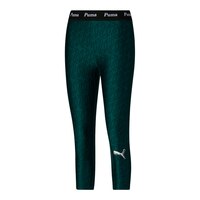 PUMA Women's Stewie Basketball All Over Print Leggings, Pants, Training, Capri, Stretch Front_Angled_Left