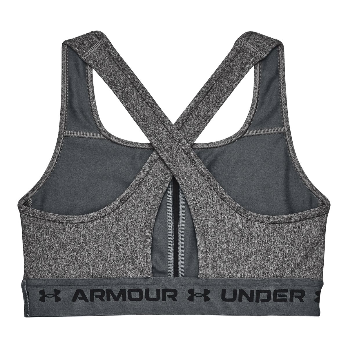Under Armour Women's Mid Crossback Heather Sports Bra