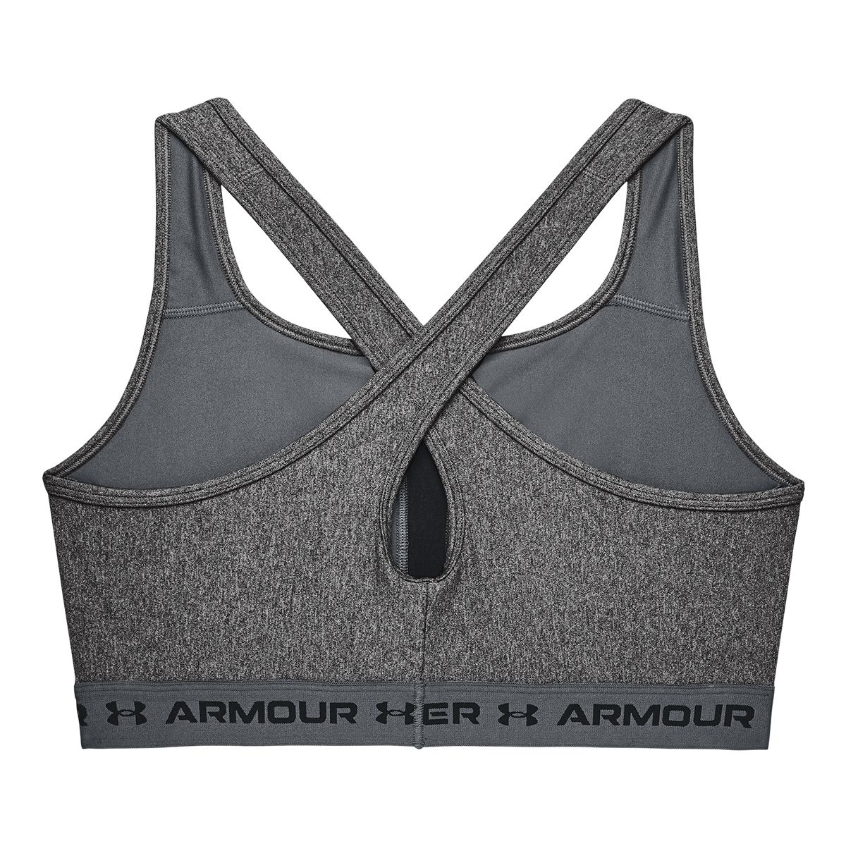 Under Armour Women's Mid Crossback Heather Sports Bra
