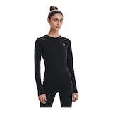 Under Armour Women's ColdGear© Authentics Sweatshirt Front_Three_Fourths_Angled_Right