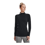 Under Armour Women's ColdGear© Authentics Mock Neck Top Front_Three_Fourths_Angled_Left