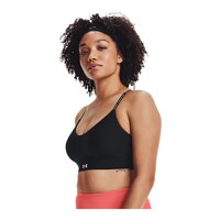 Under Armour Women's Infinity Low Covered Sports Bra Front_Angled_Left
