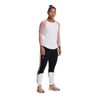 Under Armour Women's Armour Sport Color Block Woven Pants Front_Angled_Right
