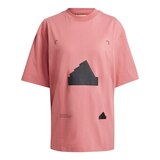 adidas Women's Cotton Jersey Bike T Shirt, Loose Fit Front_Flat