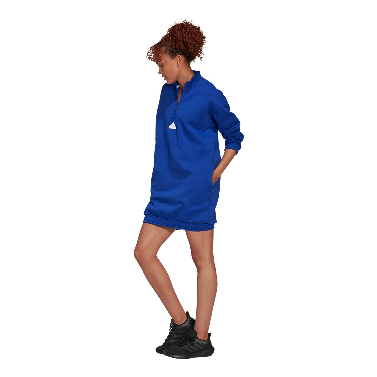 adidas Women's Half Zip Sweat Dress