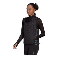 adidas Women's Run Icons 3-Stripe Vest Front_Angled_Left