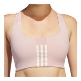 adidas Women's Powerimpact Medium Support Workout Bra Front_Flat