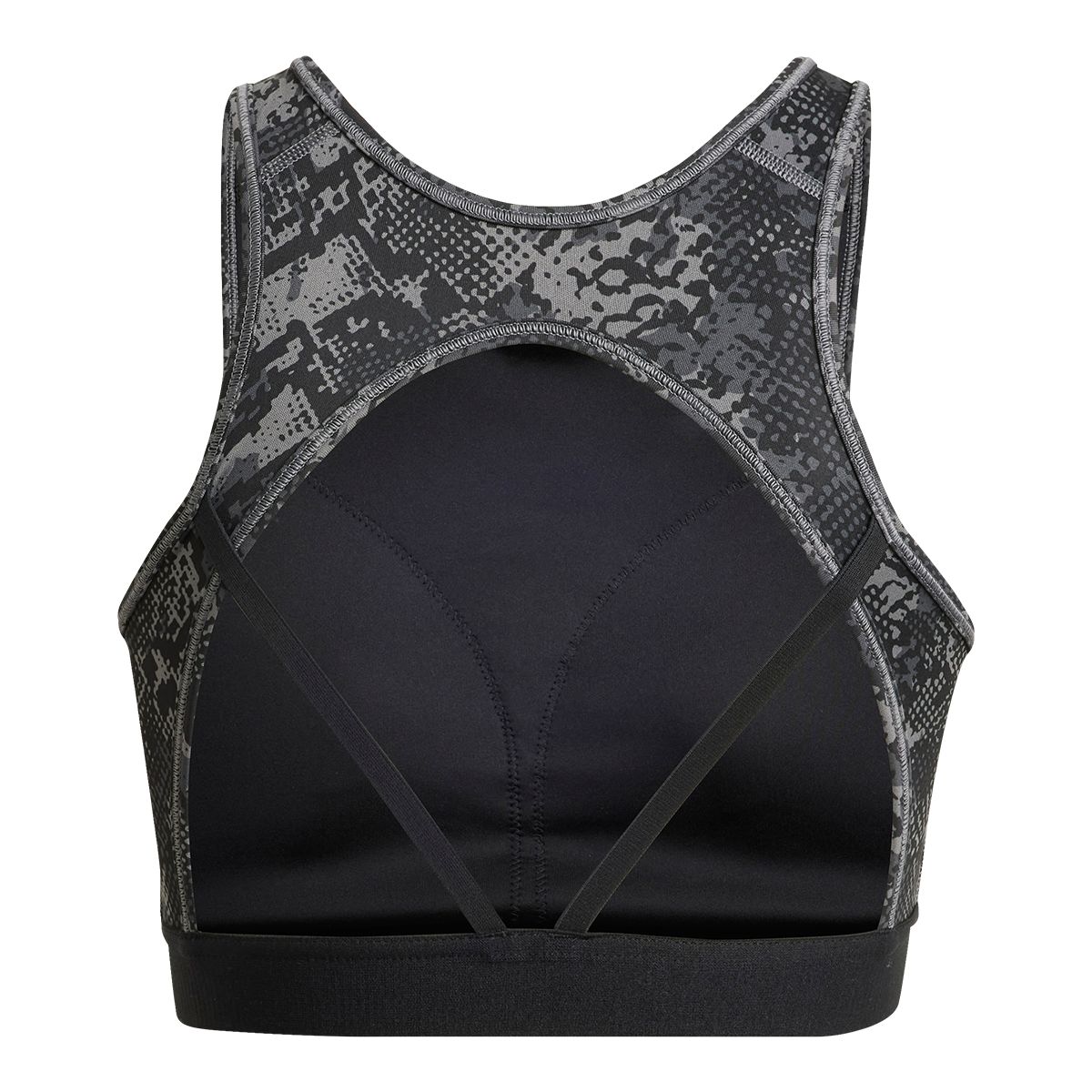 adidas Women's Hyperglam Snake Medium Sports Bra