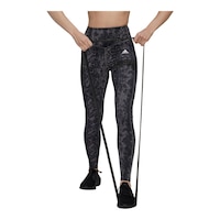 adidas Women's Hyperglam Snake Tights Front_Flat