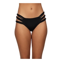 O'Neill Women's Saltwater Solids Boulders Bikini Bottom Front_Flat