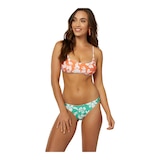 O'Neill Women's Oasis Surfside Reversible Bikini Top Front_Flat