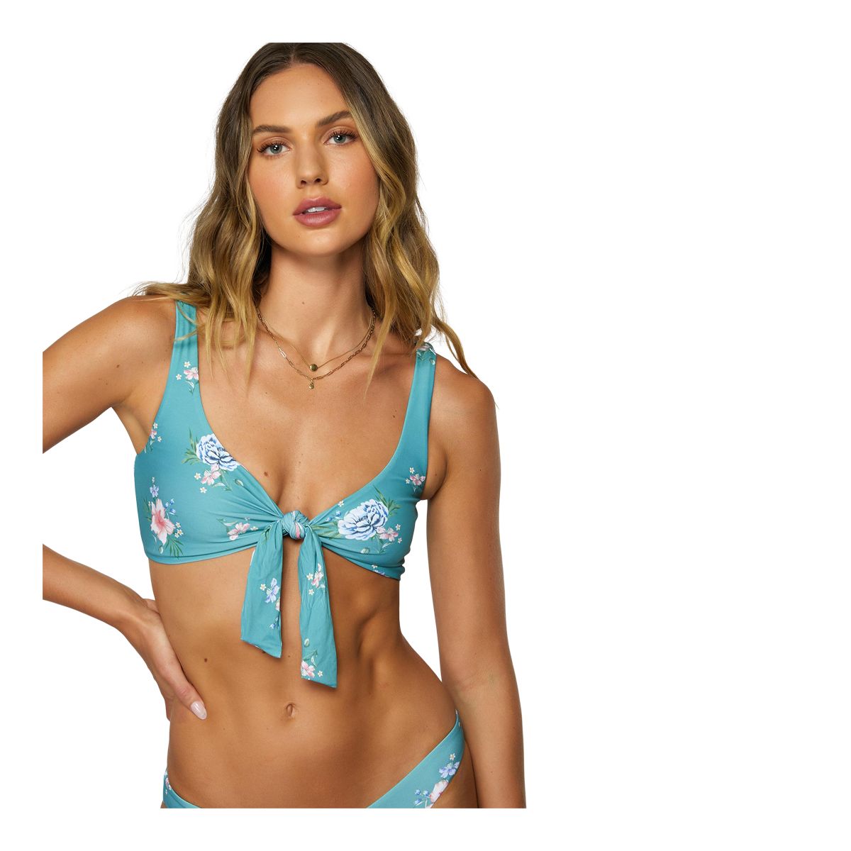 O'Neill Women's Chan Floral Mavericks Bikini Top